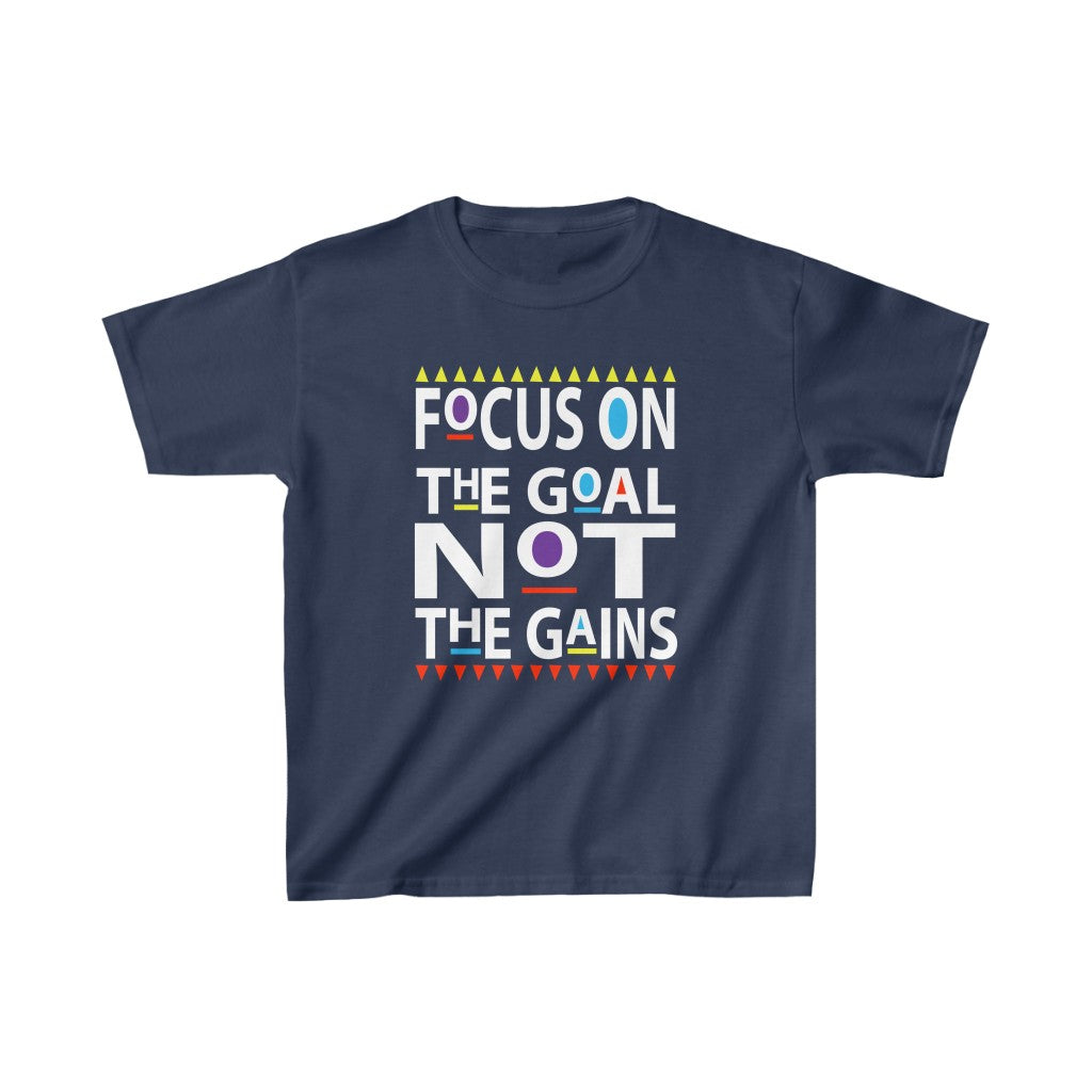 Focus on the goal (Big Kids Tee)