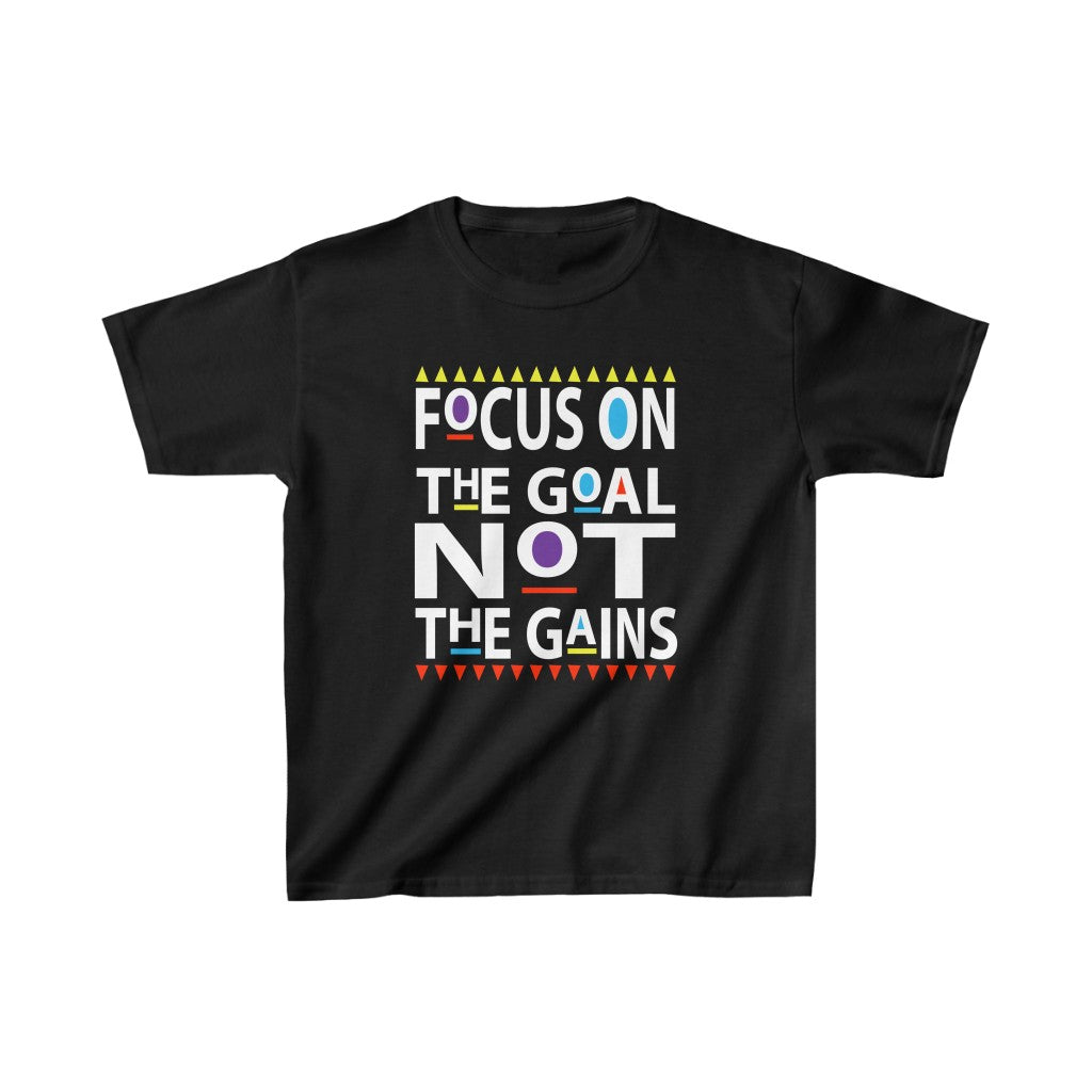 Focus on the goal (Big Kids Tee)