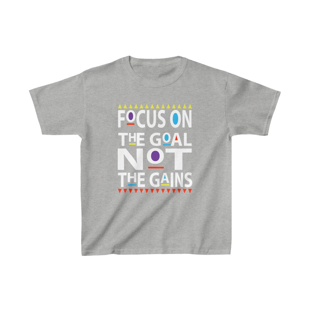 Focus on the goal (Big Kids Tee)
