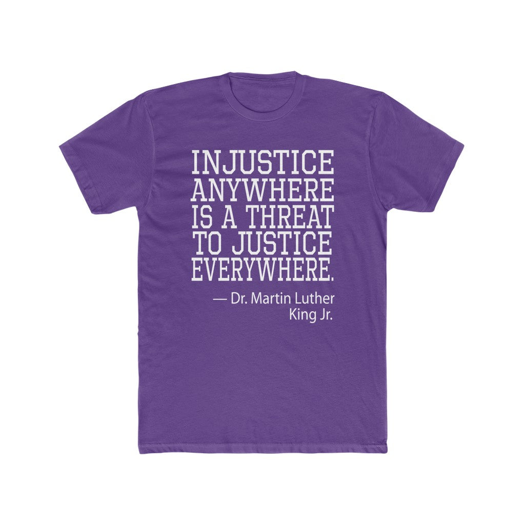 Dr. King "Injustice Anywhere" (Adult T-Shirt)