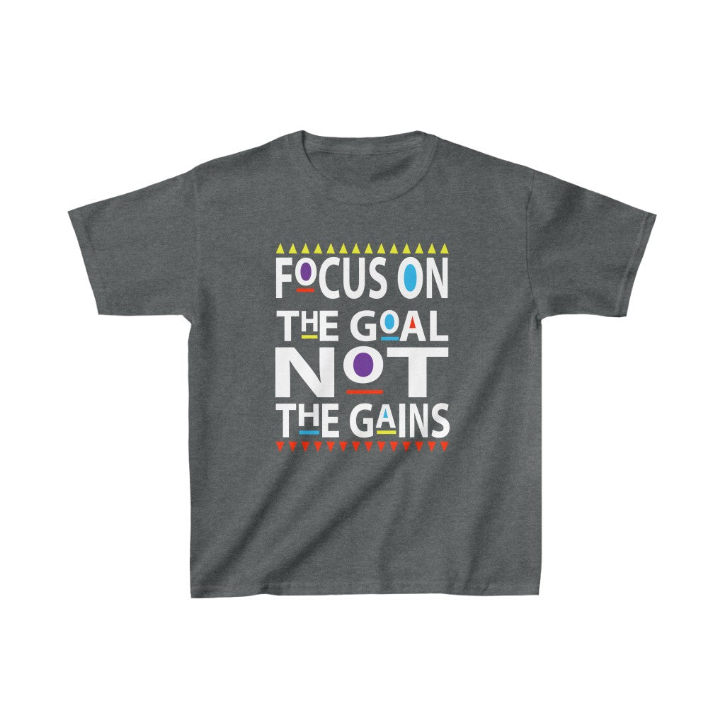 Focus on the goal (Big Kids Tee)