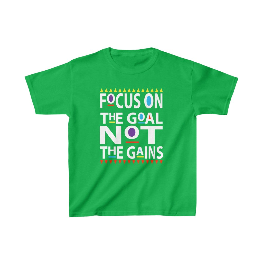 Focus on the goal (Big Kids Tee)