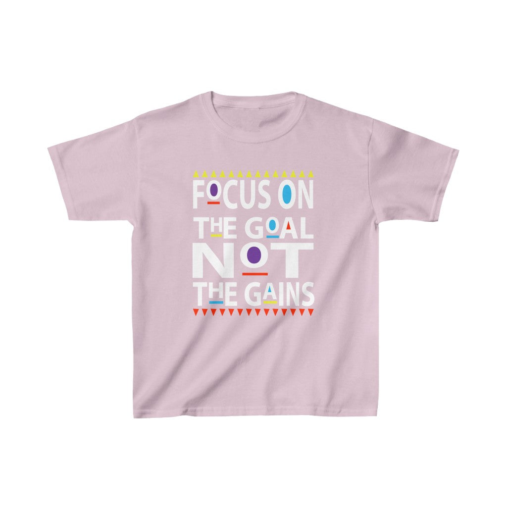 Focus on the goal (Big Kids Tee)