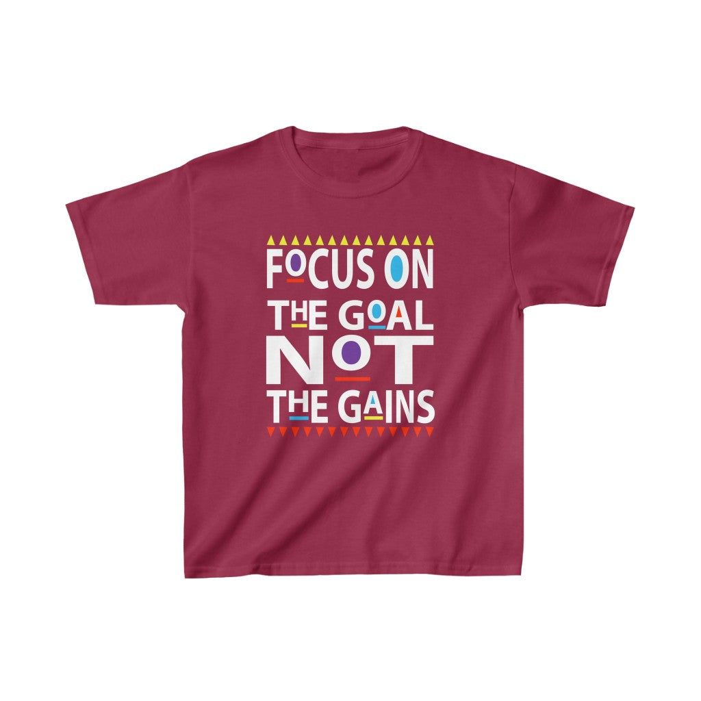 Focus on the goal (Big Kids Tee)