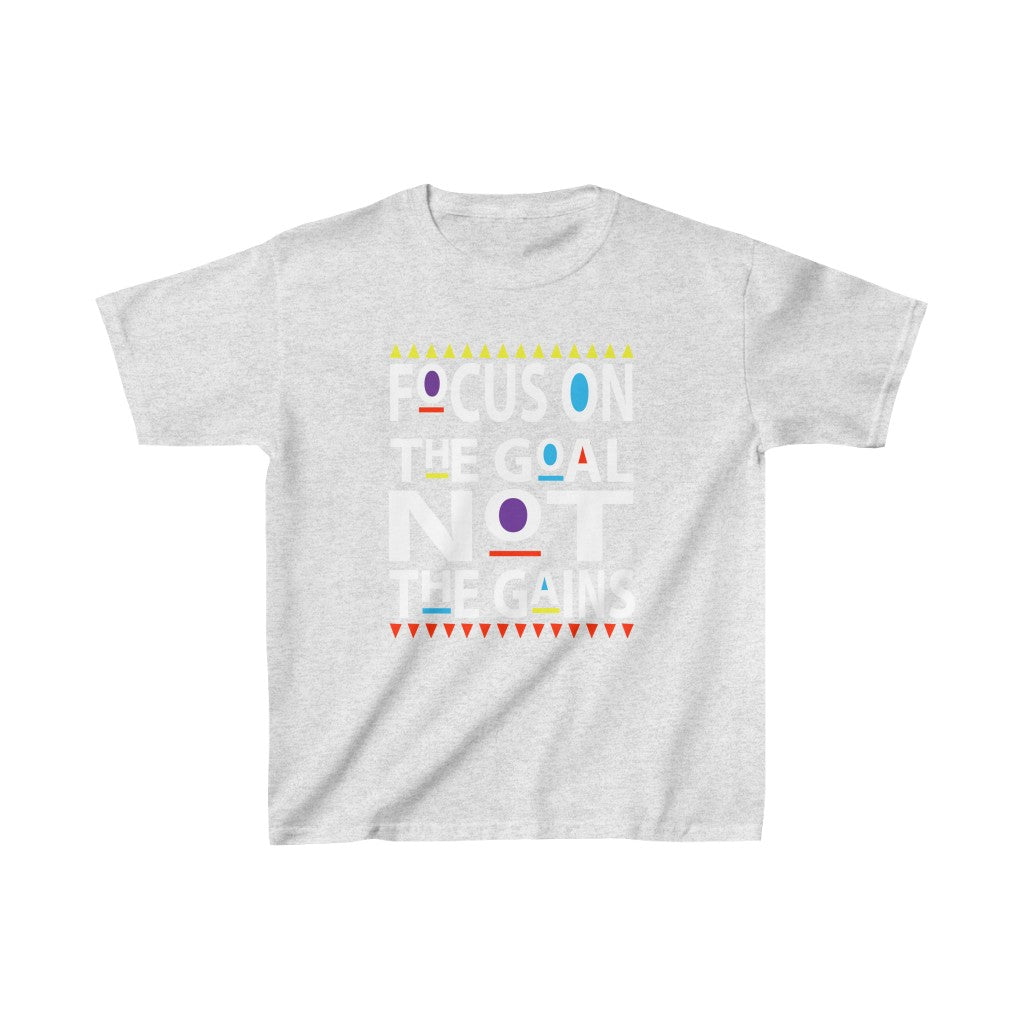 Focus on the goal (Big Kids Tee)