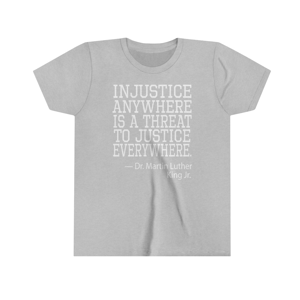 Dr. King "Injustice Anywhere" (Kids T-Shirt)