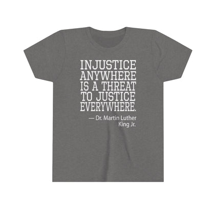 Dr. King "Injustice Anywhere" (Kids T-Shirt)